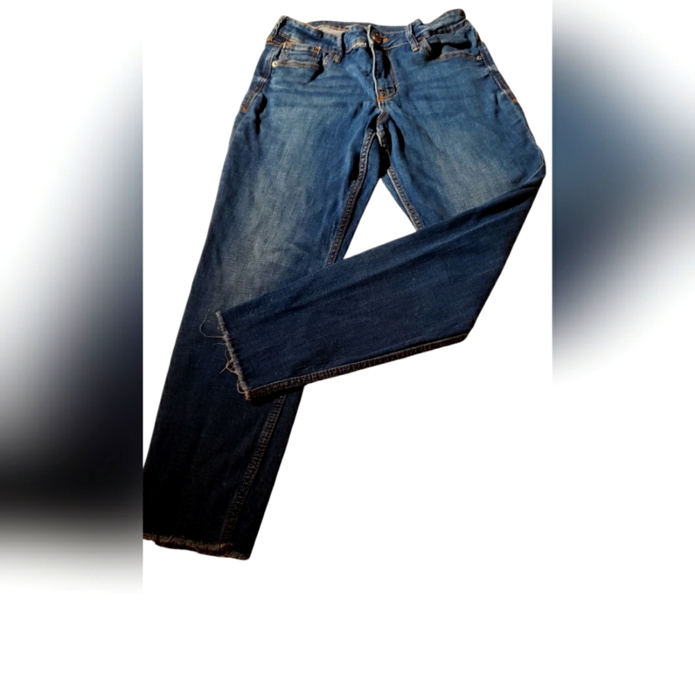 Jeans Size 8 Old Navy Rock Star Mid Rise Super Skinny
